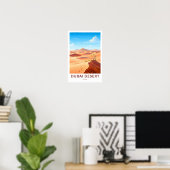 Dubai Desert Dubai Travel Print (Thuiskantoor)