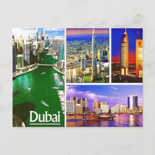 DUBAI DOOR MOJISOLA A GBADAMOSI OKUBULE BRIEFKAART (Voorkant)