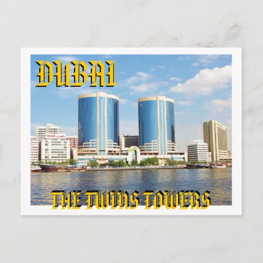 DUBAI DOOR MOJISOLA A GBADAMOSI OKUBULE BRIEFKAART (Voorkant)