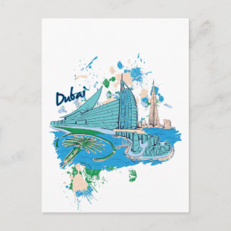  dubai e design briefkaart
