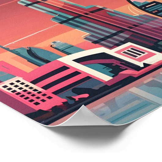 Dubai Elegance 4K City Landscape Print (Hoek)