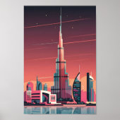 Dubai Elegance 4K City Landscape Print (Voorkant)