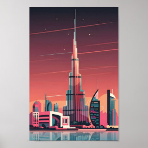 Dubai Elegance 4K City Landscape Print