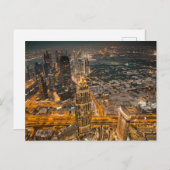 Dubai Emiraten, Burj Khalifa Briefkaart (Voorkant / Achterkant)