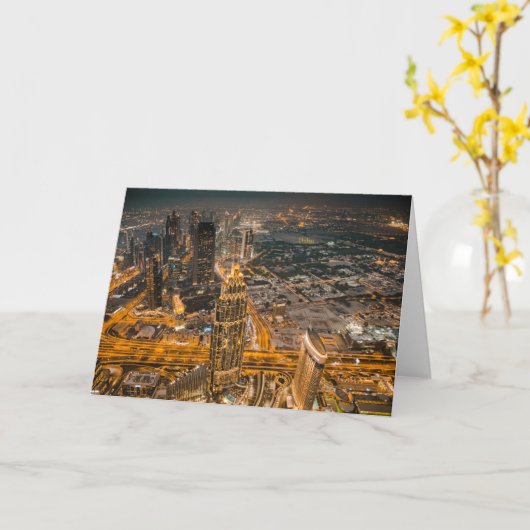 Dubai Emiraten, Burj Khalifa Kaart (Gele Bloem)