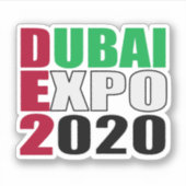 dubai expo 2020 sticker (Voorkant)