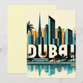 Dubai Feestdagenkaart (Voorkant / Achterkant)