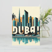 Dubai Feestdagenkaart (Staand voorkant)