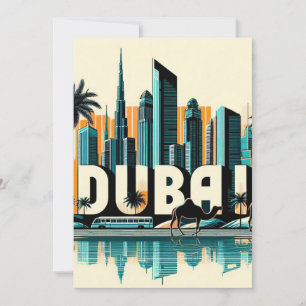 Dubai Feestdagenkaart