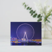 Dubai Ferris Wheel Briefkaart (Staand voorkant)