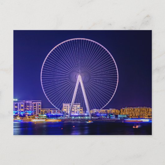 Dubai Ferris Wheel Briefkaart (Voorkant)