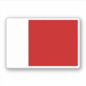 Dubai Flag Sticker (Voorkant)