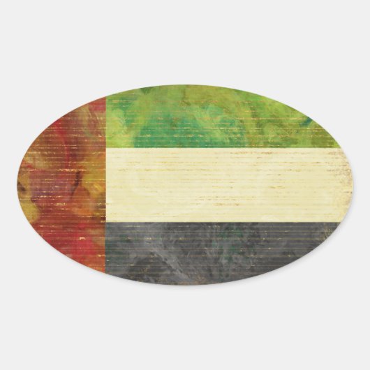 Dubai Flag Stickers (Voorkant)
