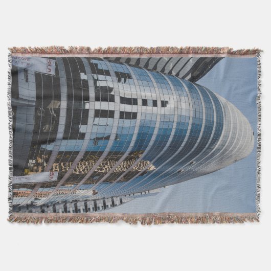 Dubai glazen wolkenkrabber deken (Voorkant)