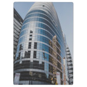 Dubai glazen wolkenkrabber klembord (Achterkant)