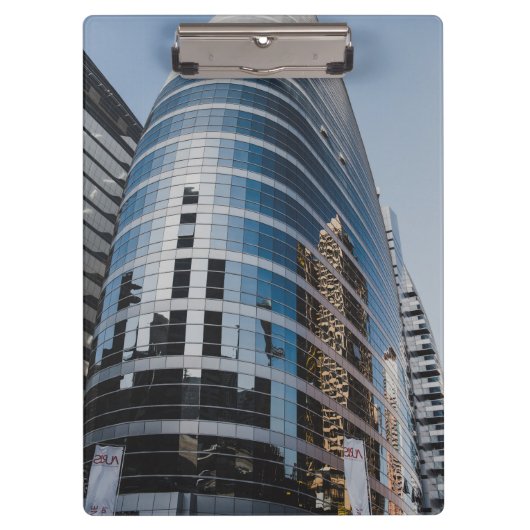 Dubai glazen wolkenkrabber klembord (Voorkant)