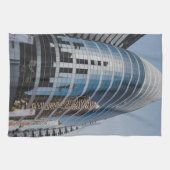 Dubai glazen wolkenkrabber theedoek (Horizontaal)