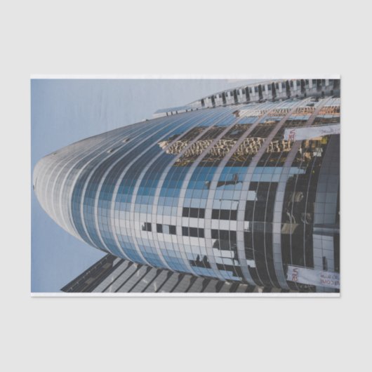 Dubai glazen wolkenkrabber tissuepapier (Voorkant)