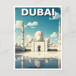 Dubai Grand Mosque VAE Reizen Briefkaart