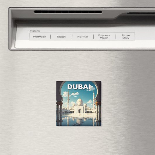 Dubai Grand Mosque VAE Reizen Magneet (Insitu (Vaatwasser))