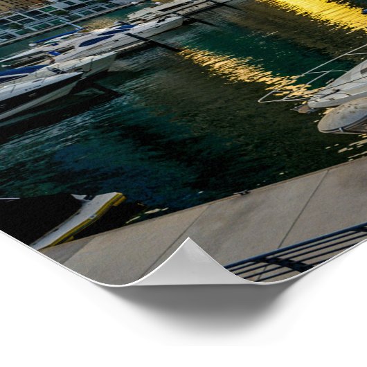 Dubai Hoogste gebouwen van Dubai Poster (Hoek)