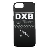Dubai International Airport DXB iPhone Case (Achterkant)