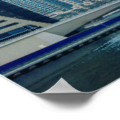 Dubai jachthaven stadsbeeld poster (Hoek)
