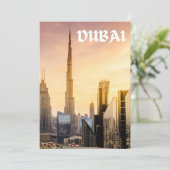 Dubai Kaart (Staand voorkant)