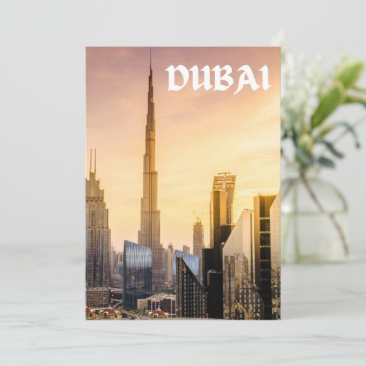 Dubai Kaart (Staand voorkant)