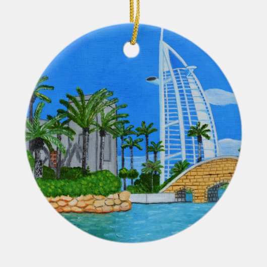 Dubai  keramisch ornament (Voorkant)