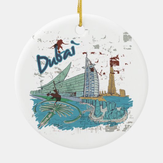 Dubai Keramisch Ornament (Achterkant)