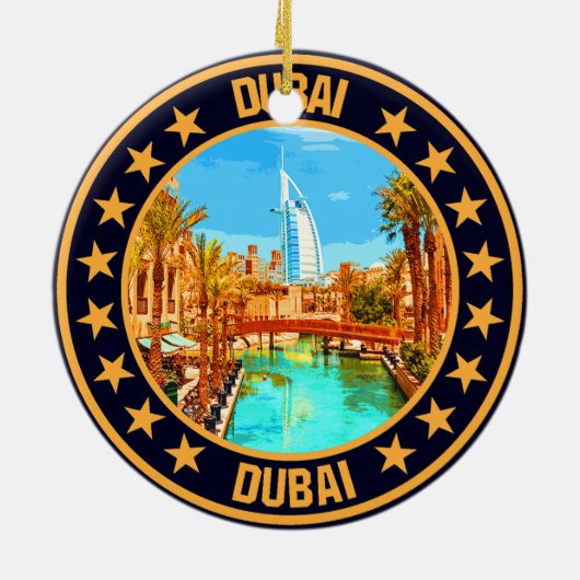 Dubai Keramisch Ornament (Achterkant)