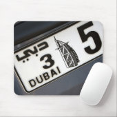 Dubai License Bord Muismat (Met muis)