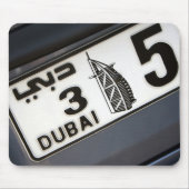 Dubai License Bord Muismat (Voorkant)