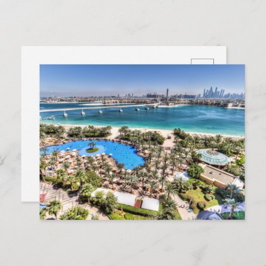 Dubai Luxury Holiday Uitzicht Briefkaart (Voorkant / Achterkant)