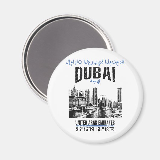 Dubai Magneet (Voorkant / Achterkant)