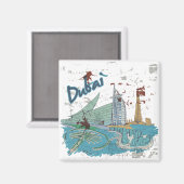 Dubai Magneet (Voorkant / Achterkant)