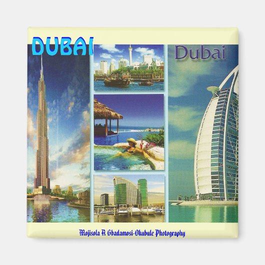DUBAI-magneet Magneet (Voorkant)