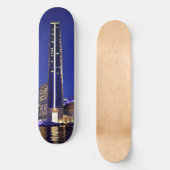 Dubai Marina architectuur bij nacht Skateboard (Voorkant)