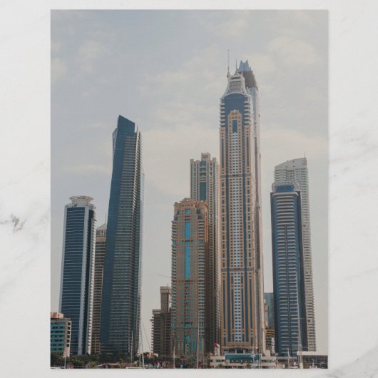 Dubai Marina-architectuur Flyer (Voorkant)