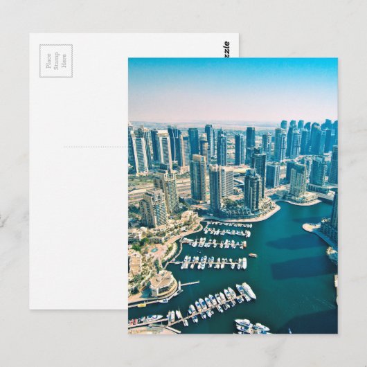 Dubai Marina Briefkaart (Voorkant / Achterkant)