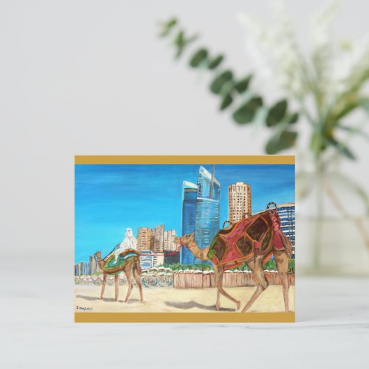 Dubai Marina Briefkaart (Staand voorkant)