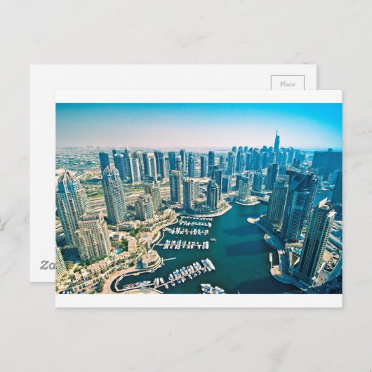 Dubai Marina Briefkaart (Voorkant / Achterkant)