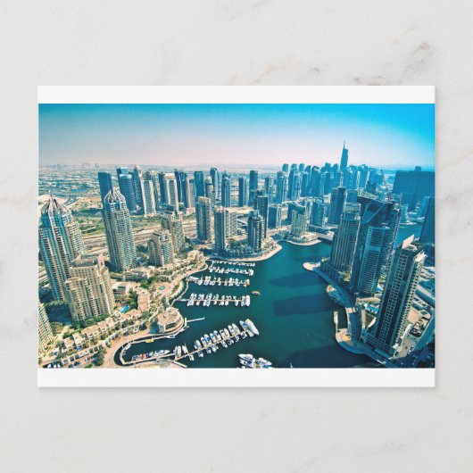 Dubai Marina Briefkaart (Voorkant)