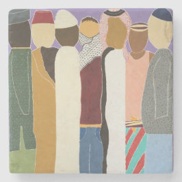 Dubai Marketplace - Onderzetter met marmer Stone