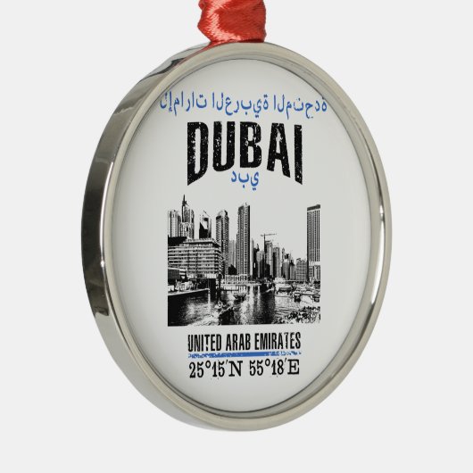 Dubai Metalen Ornament (Rechts)