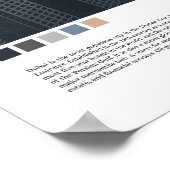 Dubai - Minimalist van de Verenigde Arabische Emir Poster (Hoek)