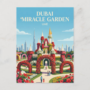 Dubai Miracle Garden VAE Briefkaart