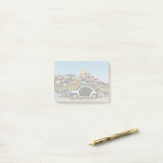 Dubai Mirakel Garden-auto Post-it® Notes (Op bureau)