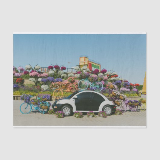 Dubai Mirakel Garden-auto Tissuepapier (Voorkant)